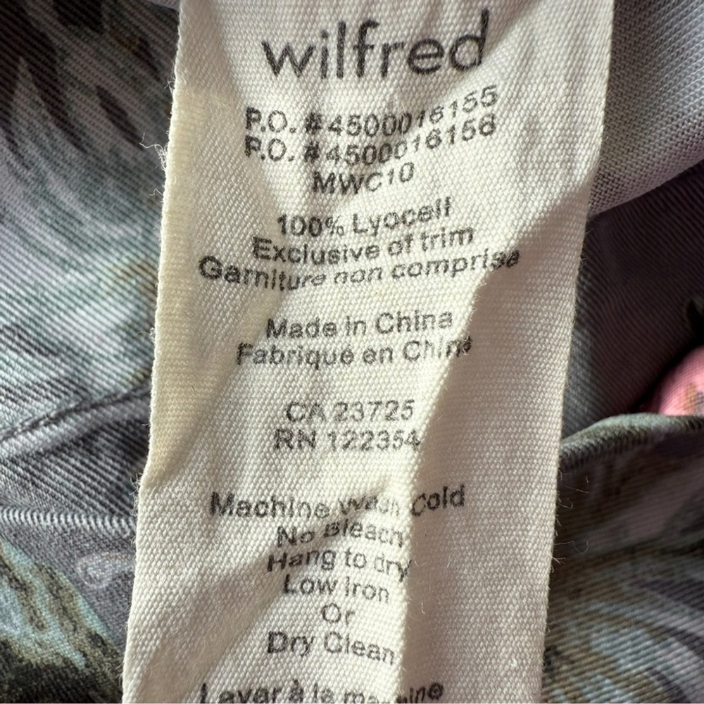 Wilfred Convertible Floral Dress Size 8 Sweetheart Neckline Pockets Party - Picture 5 of 11
